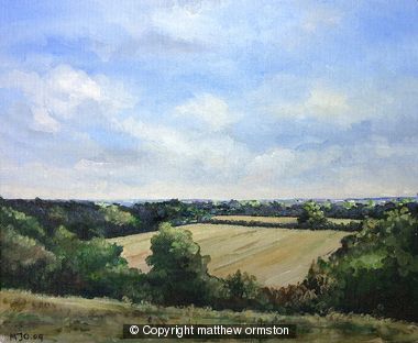 View from pit bank to rabbit lane