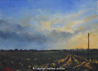 The lane dusk
