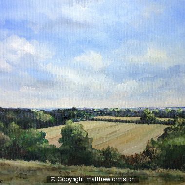 View from pit bank to rabbit lane