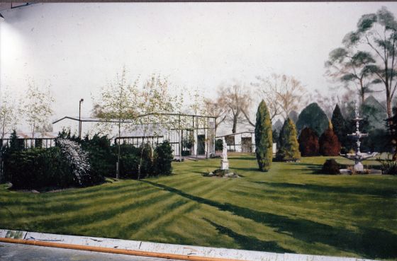 Garden backdrop