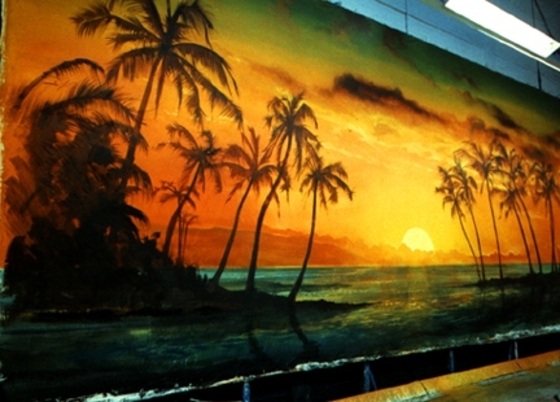 Tropic backdrop