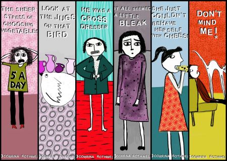 Set of 6 bookmarks