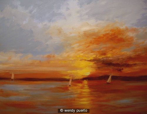 A sunset Impression SOLD!