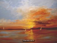 impressionist-sunset print