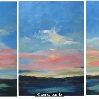 Abstact Sea Triptych