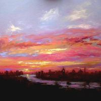 London Sunset Sky