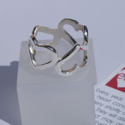 ECHO 10 Love Heart Ring  £38.00