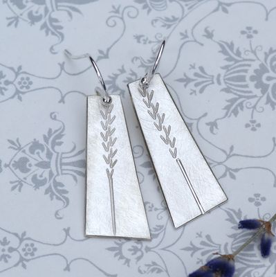 Lavender Drop Earrings £32
