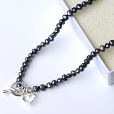 ECHO 16a Love Heart Peacock Necklace £40