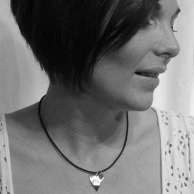ECHO 37A Textured Heart Birthstone £39