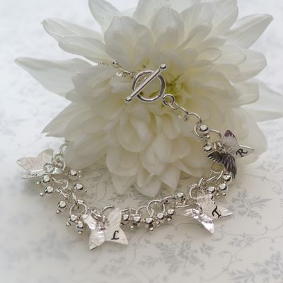 Personalised  Butterfly Bracelet from £97