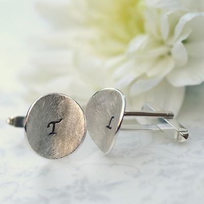 Personalised Circle Cufflinks £64