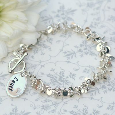 Personalised Footpint Bracelet £128