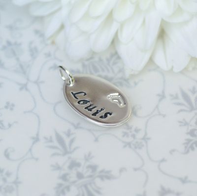 Personalised Extra Footprint Charm £30