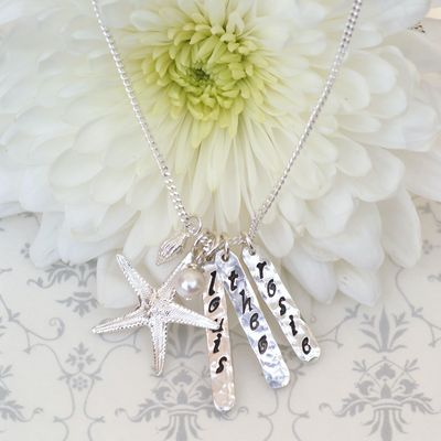 Personalised Starfish Necklace from £57