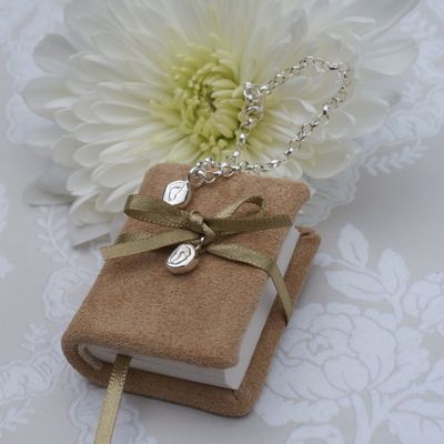Footprint Tiny Book and Footprint Baby Bracelet £38