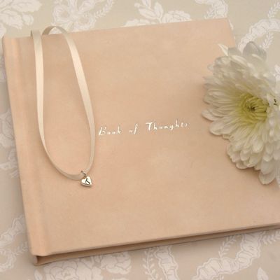 Persoanlised Heart Book Of Thoughts £39