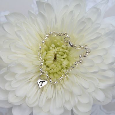 Personalised Heart Baby Bacelet £20