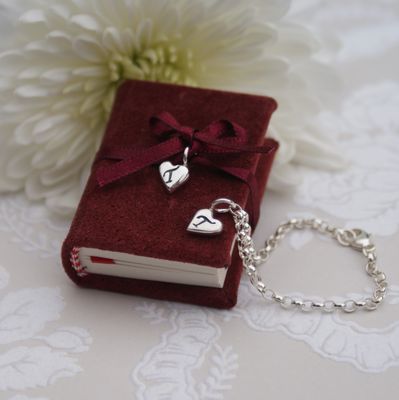 Personalised Tiny Book And Baby Bracelet £38