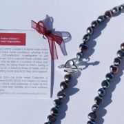 Echo 14 Love Heart Peacock Pearl Necklace  £57.00
