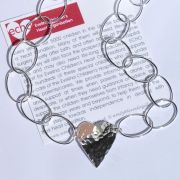 ECHO 37 Textured Heart Necklace £69.00
