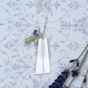 Lavender Cluster Pendant £35