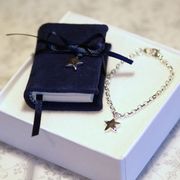 Silver Star Tiny Book And Baby Bracelet Set £32