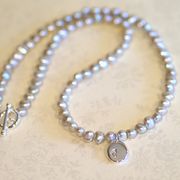 Sands 5 Pearl Footprint Necklace £40