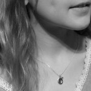 Sands 6 Birthstone Footprint Pendant £42