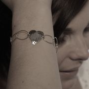 ECHO 39 Textured Heart Bracelet £47