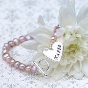 Personalised Heart Bracelet £49