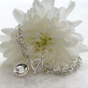 Personalised Thick Multi Link Circle Bracelet £115