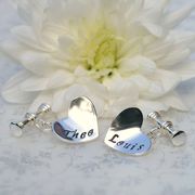 Personalised Heart Cufflinks £80