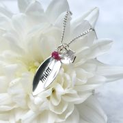 Personalised Leaf and Poppy £42