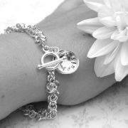Personalised  Multi Link and Multi Disc Bracelet 