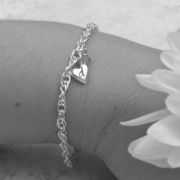 Personalised Tiny Heart Bracelet