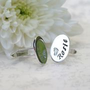Personalised Footprint Cufflinks £80