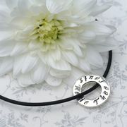 Personalised Unisex Ring Necklace £45