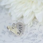 Personalised Extra Heart Charm £29