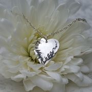 Personalised Textured Heart £55