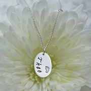 Persoanlised Oval Footprint £55