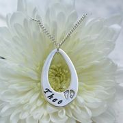 Personalised Footprint Necklace £85