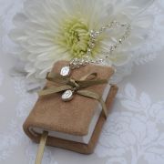 Footprint Tiny Book and Footprint Baby Bracelet £32