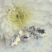 Personalised Acorn and Oak Leaf Necklace From £50