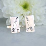 Personalised Cricket Cufflinks £70