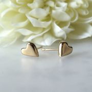 Gold Collection- 9ct Yellow Gold Heart Earrings £114