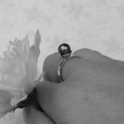 Gold Collection- 9ct Gold and Fresh Water Pearl Acorn Ring