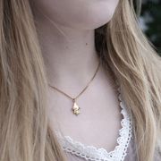 Gold Collection- 9ct Yellow Gold Oak Leaf Necklace £205