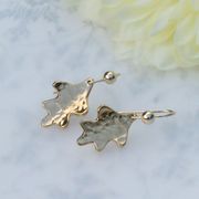 Gold Collection- 9ct Yellow Gold Oak Leaf Earrings £169