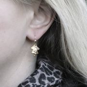 Gold Collection- 9ct Yellow Gold Oak Leaf Earrings £169